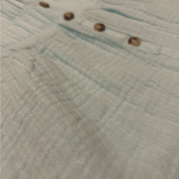 Simply Southern Light Blue Cotton Shorts - Size M/L - Picture 2 of 2